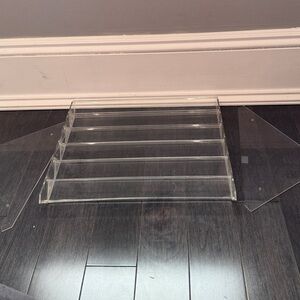 Clear Acrylic Display Stand for Nail Polish, Makeup, etc Womens Home Girls